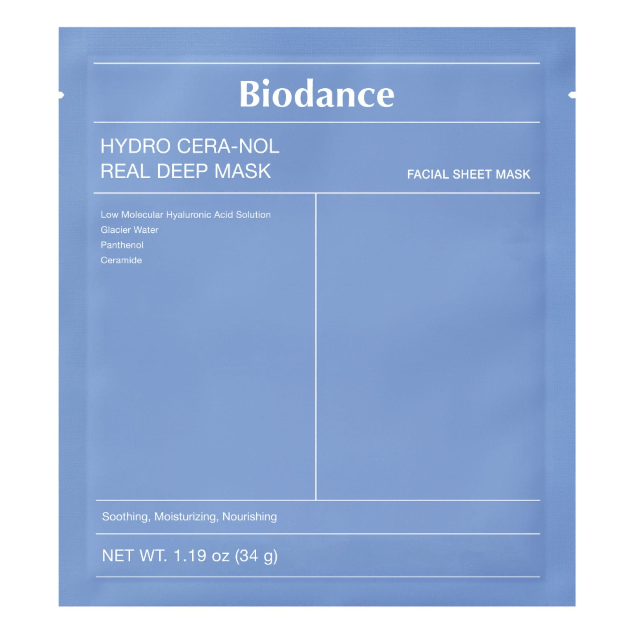 Biodance Hydro Cera-Nol Real Deep Mask – 4 pièces